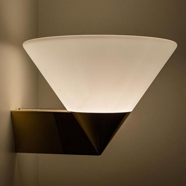 Large Modern Wall Lamps attributed to Glashütte Limburg, 1970s, Set of 2 For Sale - Image 12 of 14