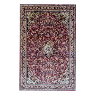 Antique Kurdish Hand-Knotted Bidjar Rug For Sale