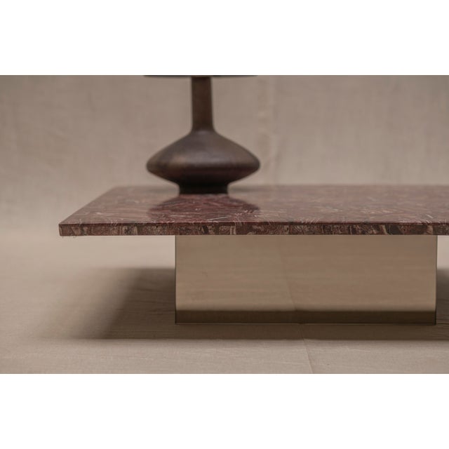 Coffee Table in Marble Mosaic, 1970s For Sale - Image 11 of 12