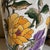 Ceramic Vintage Flowers Ceramic Earthenware Vase by Gien, France, 1960s For Sale - Image 7 of 12
