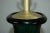1960s Vintage Murano Glass Craquelure Lamps Green For Sale - Image 5 of 9