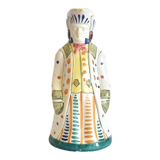 Vintage Italian Figural 18th-Century Man Pitcher For Sale