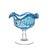 Blue Small Fruit Bowl in Crystal and Glass For Sale - Image 8 of 8
