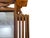 Antique Eastlake Walnut Shaving Mirror With Walnut Slat Wood Design For Sale - Image 6 of 10