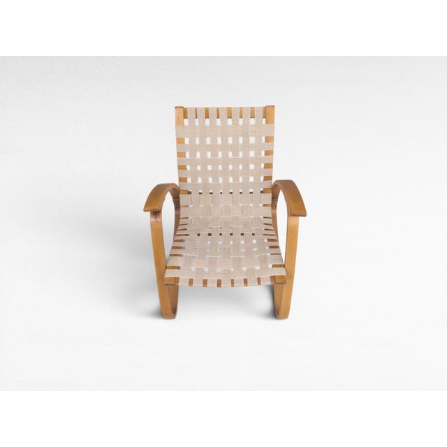 Sculptural Bentwood Lounge Chair by Jan Vaněk for Up Zavody, 1930s For Sale - Image 12 of 18
