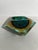 Vintage Faceted Sommerso Murano Glass Block Bowl, 1960s, in Very Good conditions. Designed 1960 to 1969 This piece is...