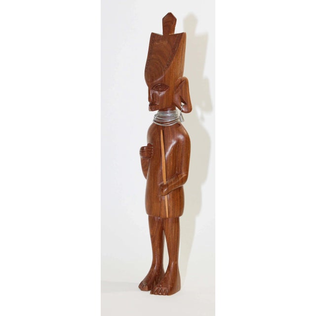 African Kenyan Tribal Hand Carved Sculpture For Sale - Image 10 of 13