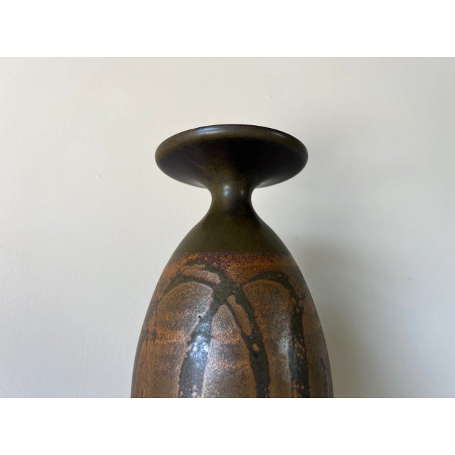 Mid-Century Designs West Pottery Vase/ Sold For Sale - Image 4 of 10