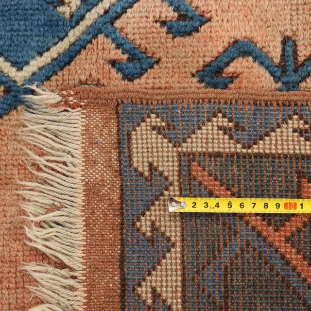 Antique Kars-Kasak Cotton and Wool Heavy Knot Rug, Turkey For Sale - Image 6 of 7