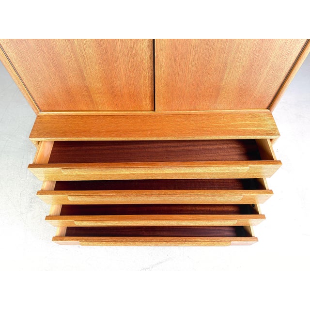 Brown Mid-Century Teak Shelf Cabinet from Wk Möbel, 1960s For Sale - Image 8 of 18