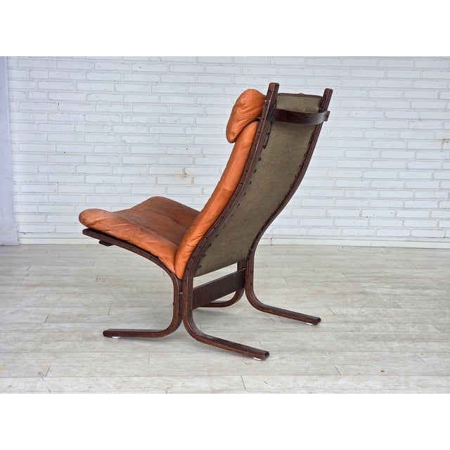 Norwegian Siesta Lounge Chair in Leather by Ingmar Relling for Westnofa, 1970s For Sale - Image 10 of 18