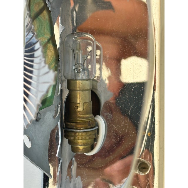 Vintage Fish Lamp in Chrome-Plated Brass, 1950s For Sale - Image 16 of 18