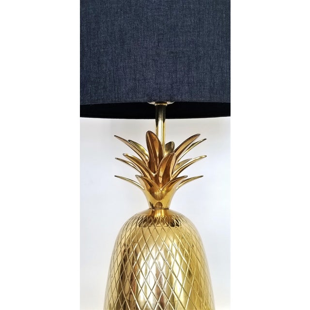Offering an outstanding solid brass bedside table lamp, circa 1970s. This lamp is in amazing condition and had been very...