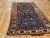 Textile 1900s Royal Blue Geometric Antique Caucasian Rug 4' 6" X 9' 8" Handknotted Wool Carpet For Sale - Image 7 of 7