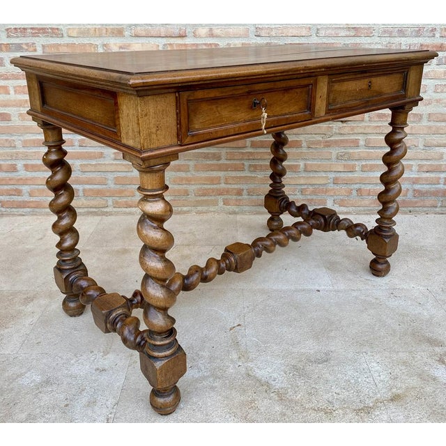 Early 19th Century French Walnut Worktable For Sale - Image 5 of 18