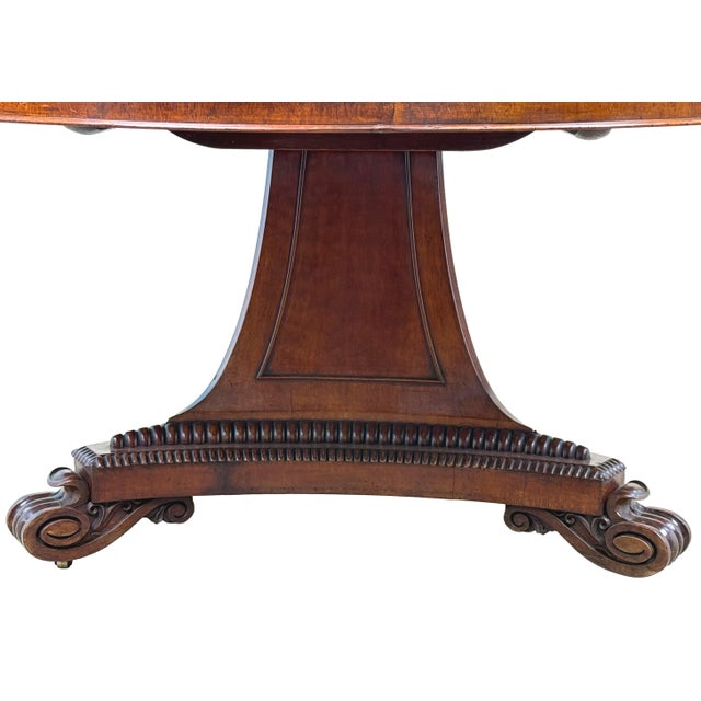 Brown Large Regency Mahogany Hall Centre Table, 1820 For Sale - Image 8 of 13