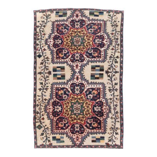 Galerie Shabab Collection Mid-20th Century Turkish Anatolian Throw Rug For Sale