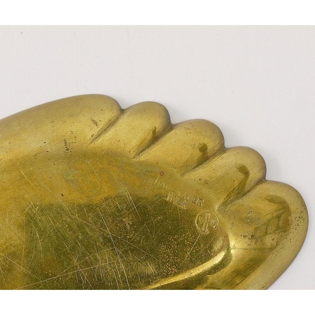 Mid-Century Sculptural Foot Bowl in Brass from Hagenauer, Austria, 1950s For Sale - Image 12 of 18
