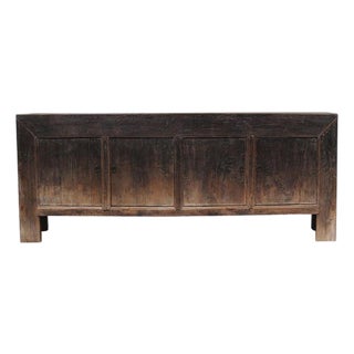 Vintage Distressed Reclaimed Wood Sideboard Cabinet 26 For Sale