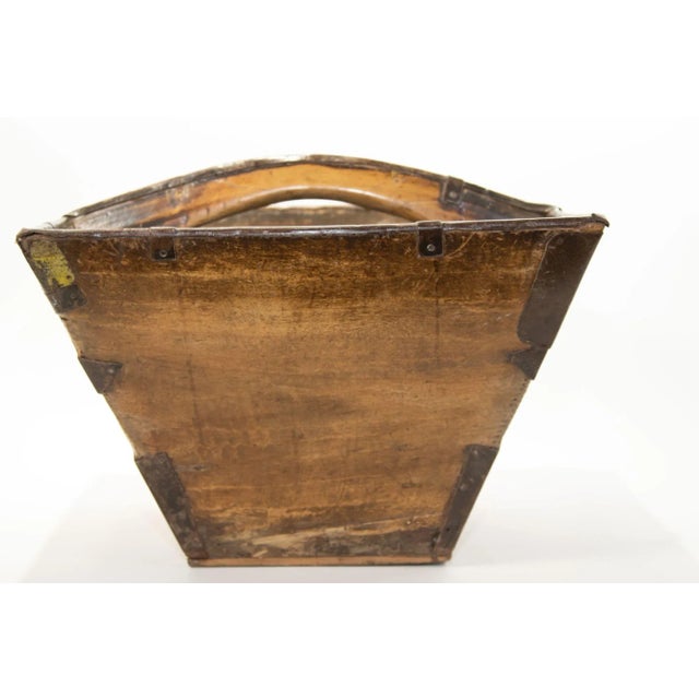Late 19th Century 19th C. Antique Chinese Wood Basket For Sale - Image 5 of 13