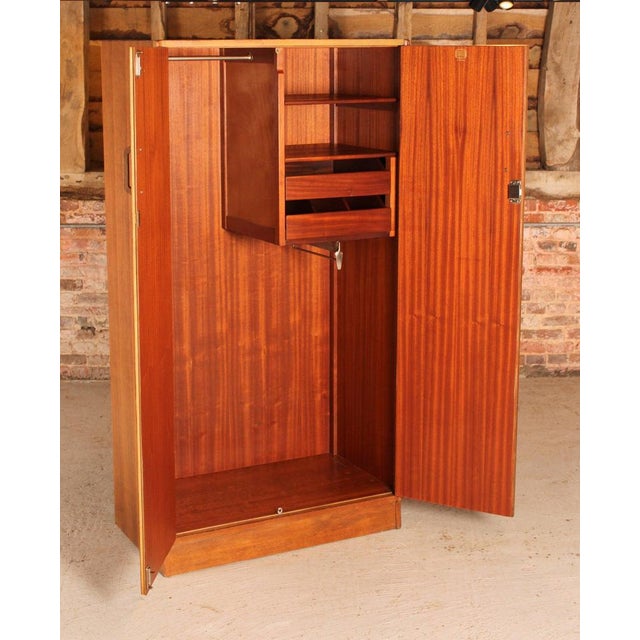 Wood Mid-Century Modern Brandon Range Oak Double Wardrobe from G-Plan, 1960s For Sale - Image 7 of 12