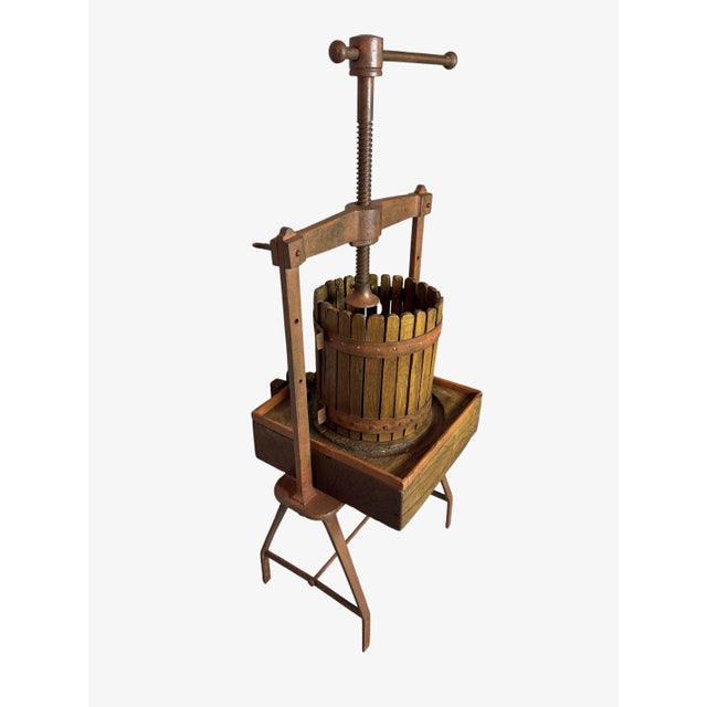 Wood Antique Wooden Cider & Wine Press For Sale - Image 7 of 13