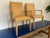 Contemporary Vintage Woven Leather Chairs- a Pair For Sale - Image 3 of 13