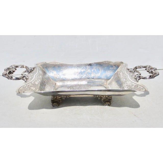 Beaux-Arts 800 Silver Hunt Tray for Game Austro Hungarian Mid 19th 12 Ounces For Sale - Image 3 of 17