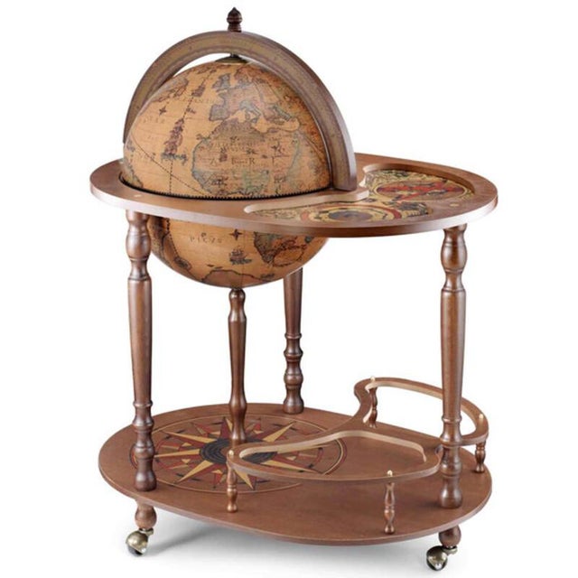 Wood Jason Globe Bar by Zoffoli Mappamondi For Sale - Image 7 of 7