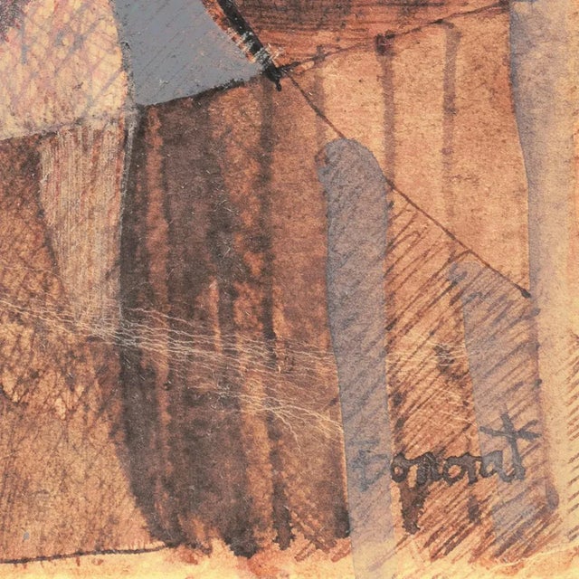 Signed lower right, 'Bonorat' for Baez Bonorat (Mexican, 20th century) and painted circa 1980 An elegant, modernist...