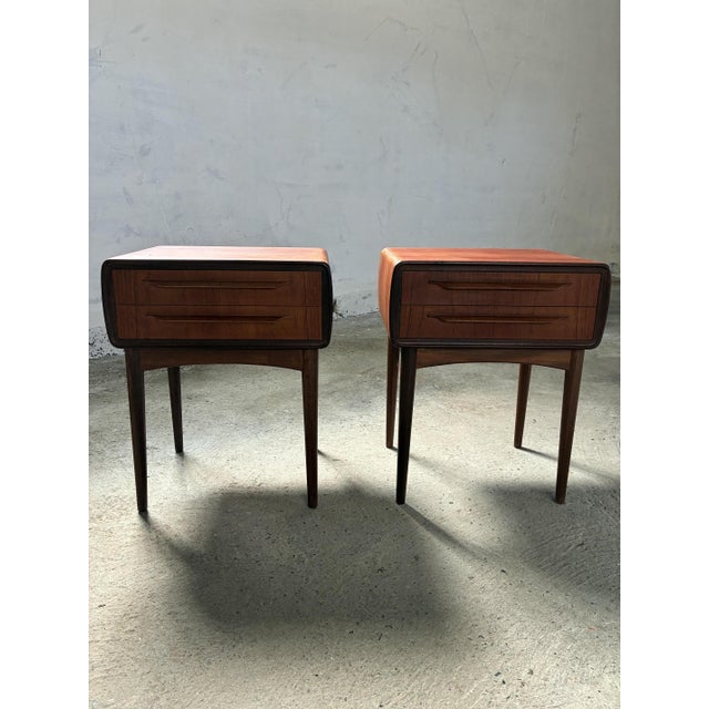 Bedside Tables by Johannes Andersen, 1950s, Set of 2 For Sale - Image 13 of 13
