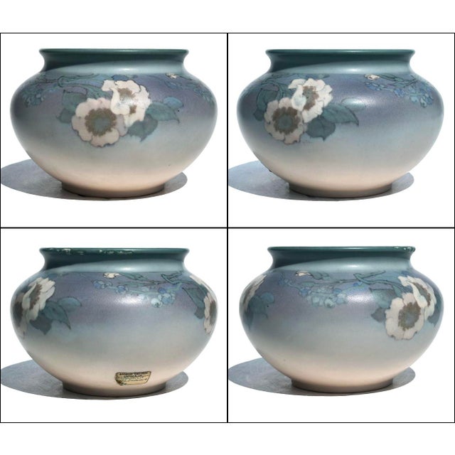 Gorgeous piece of classic American art pottery by Frederick Rothenbusch for Rookwood. Rothenbusch was employed with the...