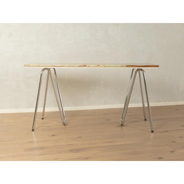 Vintage Onyx Marble Desk, Germany For Sale - Image 5 of 9