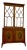 c. 1800 George III Polychromed Bureau Bookcase For Sale