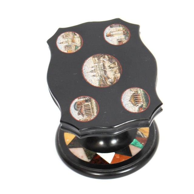 Italian Vatican Grand Tour Micro-Mosaic Marble Desk Weight, 19th Century For Sale - Image 14 of 18