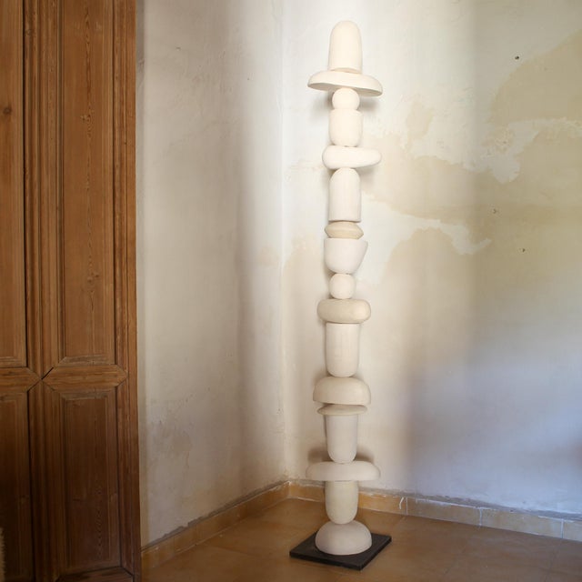 Not Yet Made - Made To Order Modular Totem in White by Studio Wild Orange, Set of 17 For Sale - Image 5 of 5
