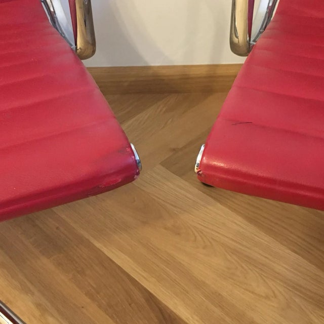 Aluminium EA116 Chairs by Charles & Ray Eames for Vitra, Set of 2 For Sale - Image 9 of 13