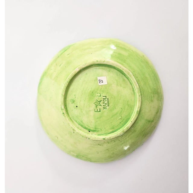 Antique Late 19th Century E B Napoli Napoliware Lettuceware - 7 Piece Set For Sale - Image 4 of 9