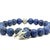 Authentic David Yurman Lapis Lazuli Carved Beads Bracelet 8.5" 8 mm Silver Estate DY706 Retail: $495.00 This elegant...