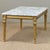 French Louis XVI Giltwood Coffee Table With Carrara Marble For Sale - Image 11 of 18
