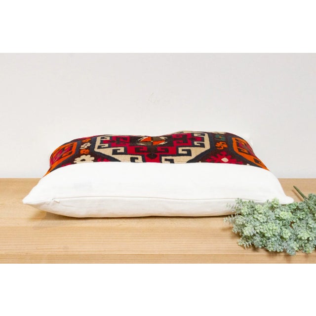 19th Century Lasya Antique Lakai Tribe Linen Pillow For Sale - Image 5 of 7