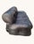 Black Faux Leather Sofa and Armchair Set from Adriano Piazzesi, Italy, 1970s, Set of 3 For Sale - Image 10 of 15