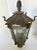 Antique Early 1900s Gas Iron Lamp Post Lanterns - A Pair For Sale - Image 10 of 12