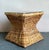 Traditional Vintage Coastal Braided Rattan Side Table For Sale - Image 3 of 6