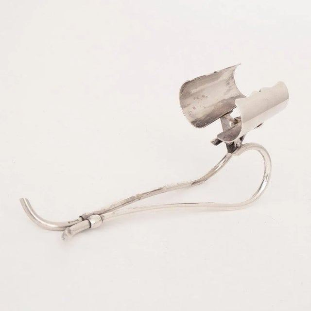 Silver Art Deco Nickel-Plated Champagne Bottle Holder from Asprey London For Sale - Image 8 of 8