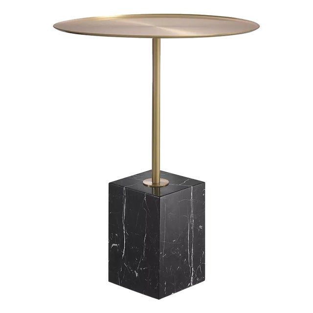 Side Table in Raw Marble from PC Collection For Sale