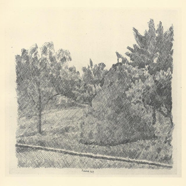 Giorgio Morandi (1890-1964) "Pagliaio a Grizzana" (Haystack in Grizzana) Lithograph on paper Year (conceived): 1929 Year...