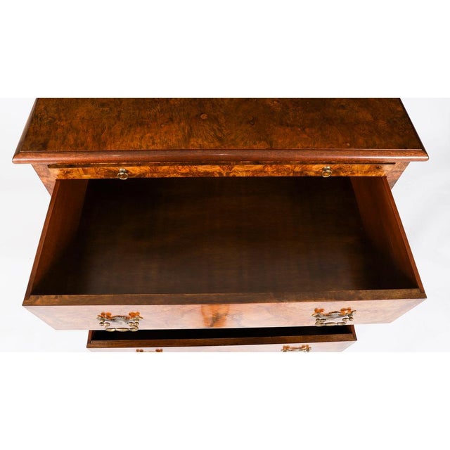 Vintage Burr Walnut Bedside Tables, Set of 2 For Sale - Image 16 of 18