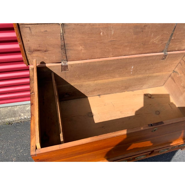 Walnut Chippendale Mule Chest For Sale - Image 9 of 18