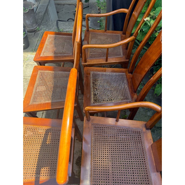 Set of 6 Vintage Henredon Chinese Chippendale Chairs For Sale - Image 10 of 16